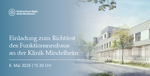 Einladung Richtfest Klinik Mindelheim